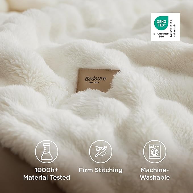 Bedsure White Twin XL Blankets for Bed - Image 5