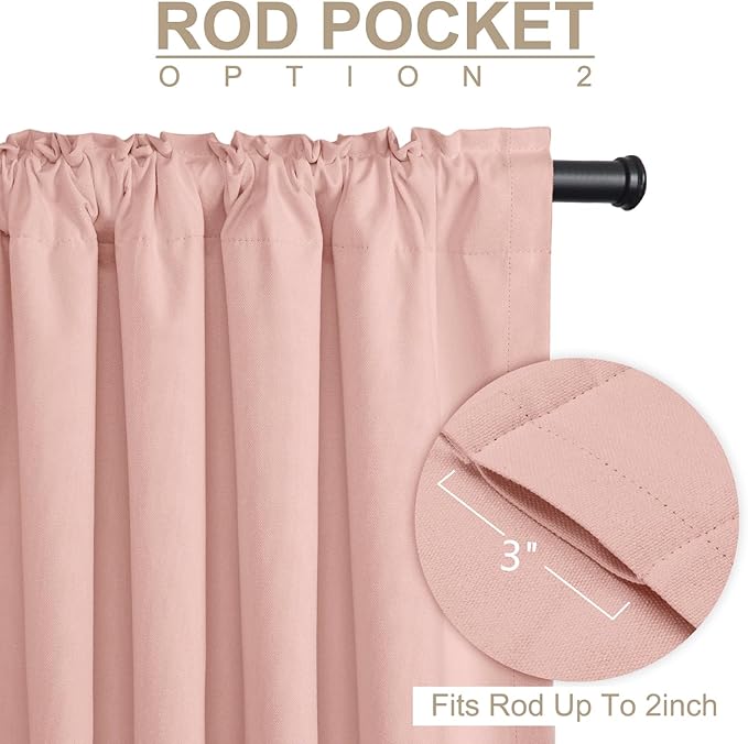 Faux Linen Total Blackout Curtains - Image 4