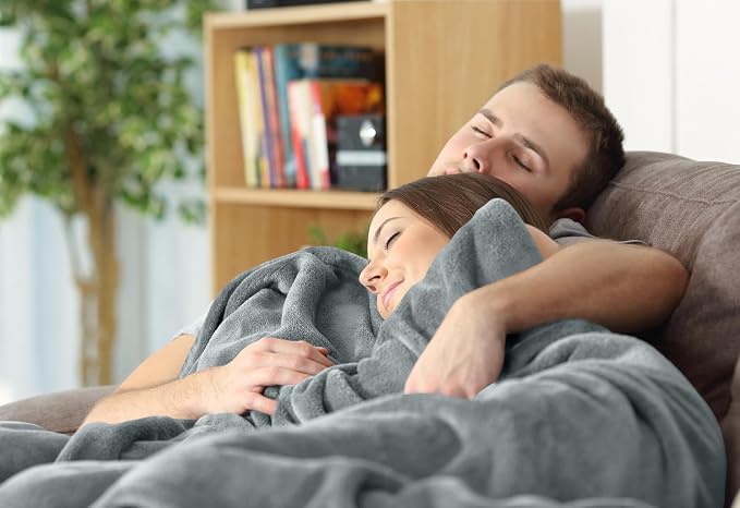 Utopia Bedding Soft Fleece Bed Blanket Throw Size Ash Grey | Microfiber Plush - Image 4