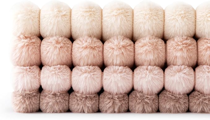 MIULEE Faux Fur Plush Decorative Throw Pillow Covers 20x20, Soft Cute Romantic - Image 6