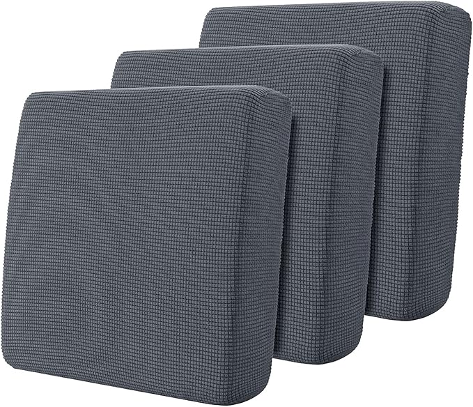 Hokway Stretch Couch Cushion Covers, 3 Piece Individual Sofa Cushion by Hokway