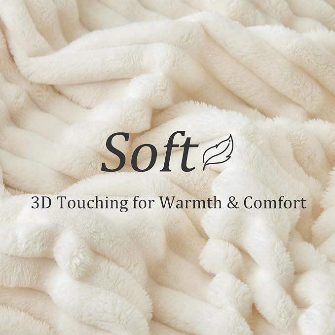 BEDELITE Ribbed Twin Blanket for Couch & Bed, Warm Yet Lightweight, Ribbed - Image 5