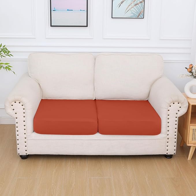 Milk Silk Couch Cushion Covers, Sofa Covers - Image 7