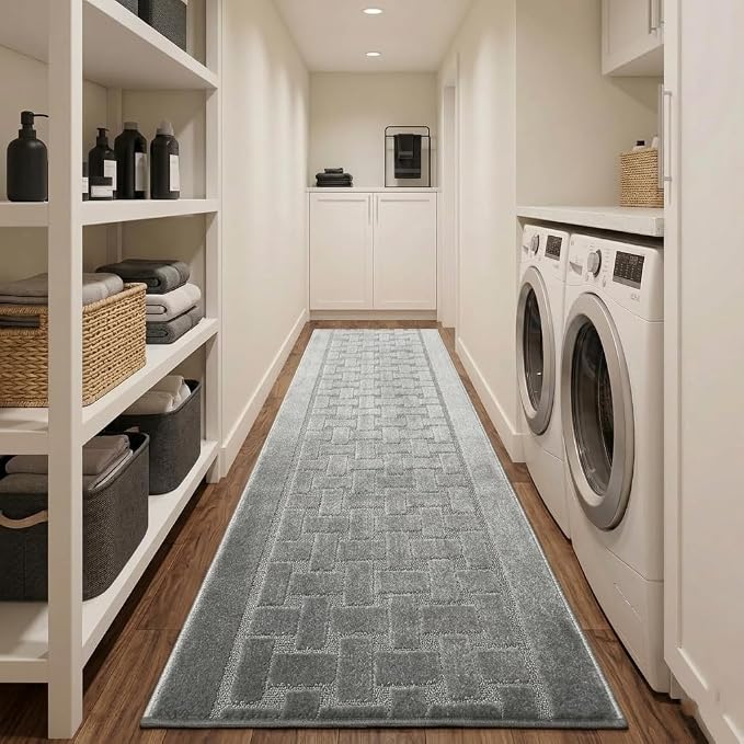 Runner Rug 9 ft, Non-Slip Washable Rug, Rubber Backing, Rolled in Box, Custom - Image 9