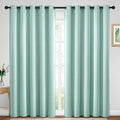 Yakamok Room Darkening Curtains 70x84 inch Length Aqua-Living Room | 2 panels by Yakamok