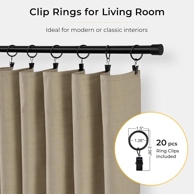 INOVADAY 100% Blackout Curtains - Image 5