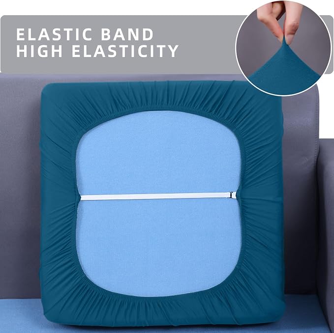 Waterproof Sectional Sofa Cushion Covers, L Shape Couch Slipcovers | L Shape - Image 4