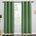 NICETOWN Froest Green Blackout Curtains 72 inches Length for Play Room, 2 Panels, 34" Wide, Thermal Insulated Decoration Drapes for Window