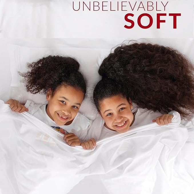 Mellanni Twin Sheets Set - 3 PC Iconic Collection Bedding - Hotel Luxury, Extra Soft, Cooling Bed Sheets - Wrinkle, Fade, Stain Resistant (Twin, Lavender)