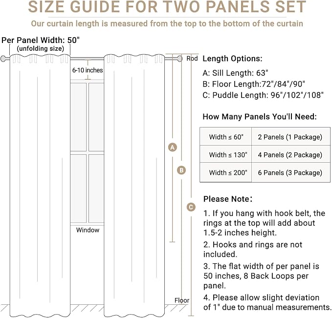 Faux Linen Total Blackout Curtains - Image 8