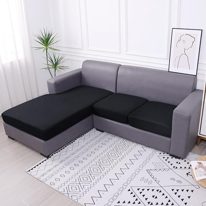 Waterproof Sectional Sofa Cushion Covers, L Shape Couch Slipcovers | L Shape - Image 7