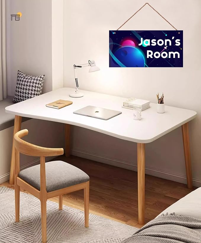Personalized Sign Universe Sign Custom Name Science Fiction Theme Sign For Kids Room Wall Art Décor Outer Space Art Wall Decor For Girls Room Bedroom Nursery Door Plate For Boys Room