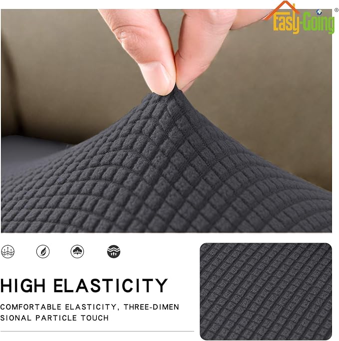 Easy-Going Stretch 1 Piece Chair Couch Cushion Cover - Image 4