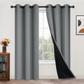 Yakamok Dove Grey 100% Blackout Curtains 84 Inches Long 42" Wide 2 Panel | by Yakamok