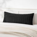 MIULEE Lumbar Corduroy Throw Pillow Cover by MIULEE