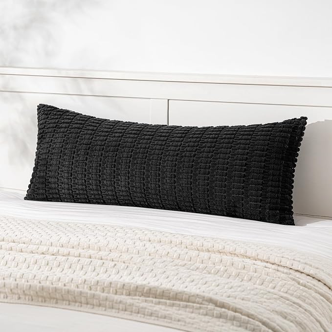 MIULEE Lumbar Corduroy Throw Pillow Cover by MIULEE