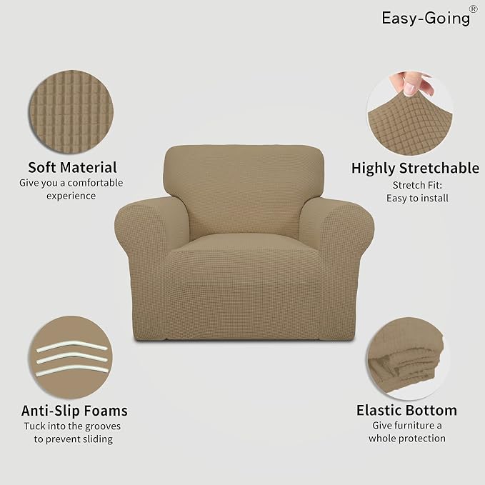 Easy-Going Stretch Oversized Chair Slipcover - Image 3