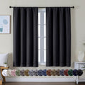 Simplebrand Ava Halloween Black Short Blackout Curtains by Simplebrand