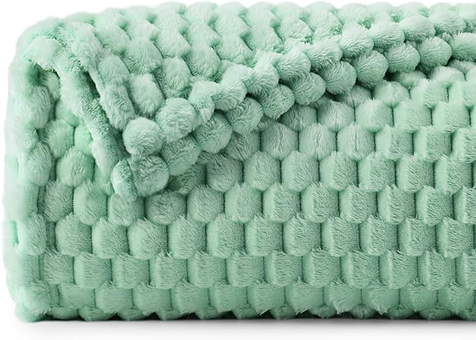 BEDELITE Mint Green Throw Blanket - Image 2