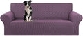 Stretch Oversized Couch Covers for Sofa Slipcover, Dark Purple | 1-Piece by KEKUOU