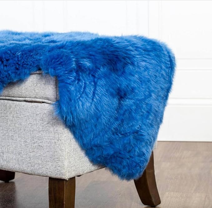 HUAHOO Premium Genuine Sheepskin Rug Real Australia Sheepskin Natural Lambskin by HUAHOO