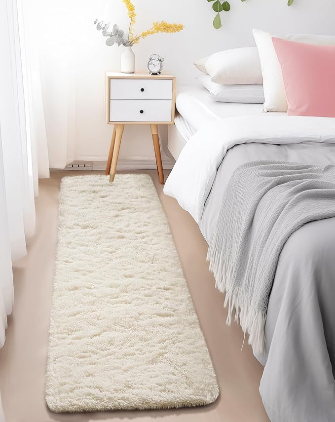 Ophanie Runner Rug for Hallway, 2x6 Upgrade Non-Slip Fluffy Soft Bedside Rugs - Image 5