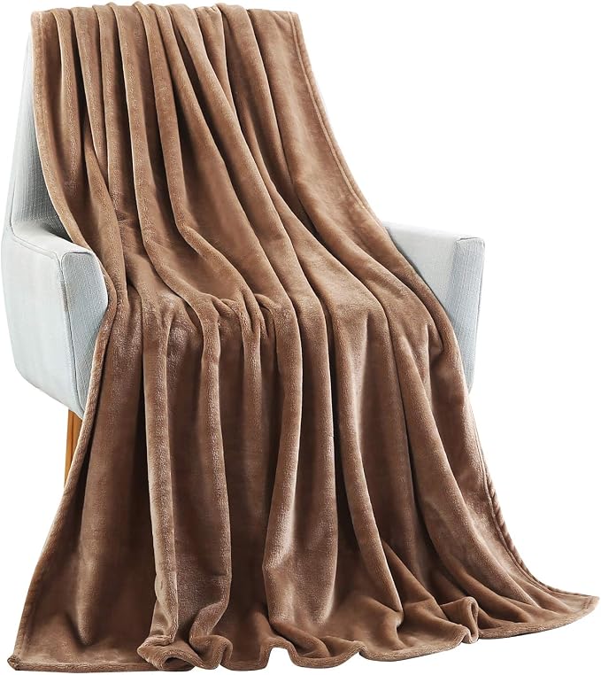 TASTHROW Large Flannel Fleece Throw Blanket, 50×70 Inch | Cozy Lightweight - Image 2