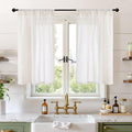 BGment Short Linen Curtains 30X45 Inch Length by BGment