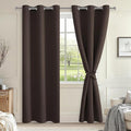 Blackout Curtains for Bedroom, 38 x 84 Inches Long, 2 Panels | Thermal by Hiasan