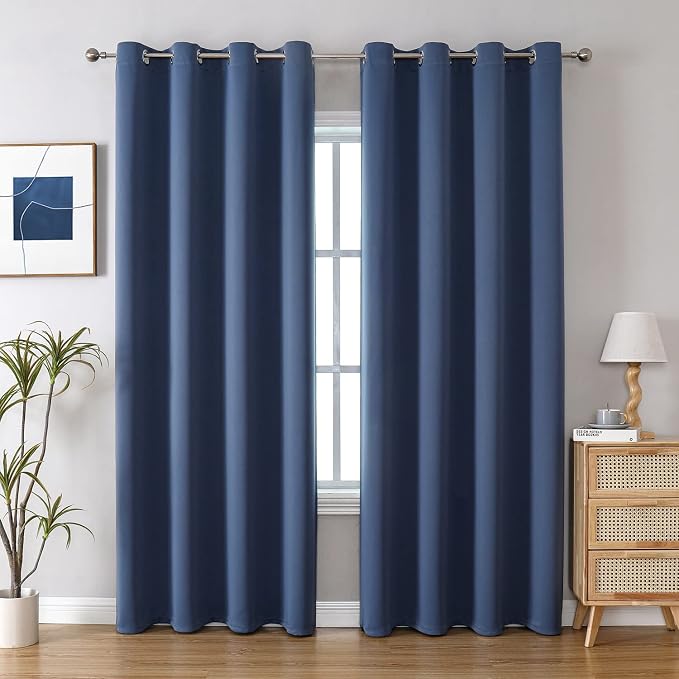ChrisDowa Blackout Curtains for Bedroom and Living Room 95 Inches Long | 2 by ChrisDowa
