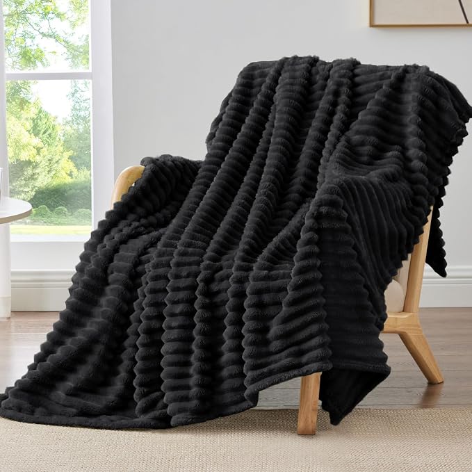 BEDELITE Ribbed Twin Blanket for Couch & Bed, Warm Yet Lightweight, Ribbed by BEDELITE