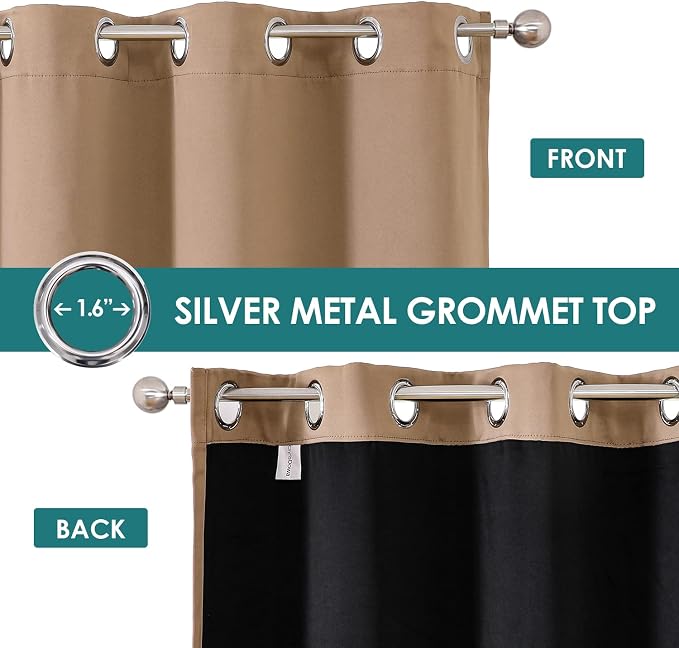 ChrisDowa 100% Blackout Curtains - Image 3