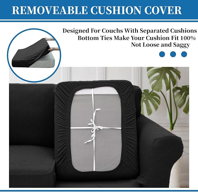 XINEAGE 2026 New 3 Pieces Couch Covers - Image 6