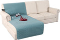 Turquoize 100% Waterproof Sofa Covers Chaise Lounge L Shape Sofa Protector Slip by Turquoize