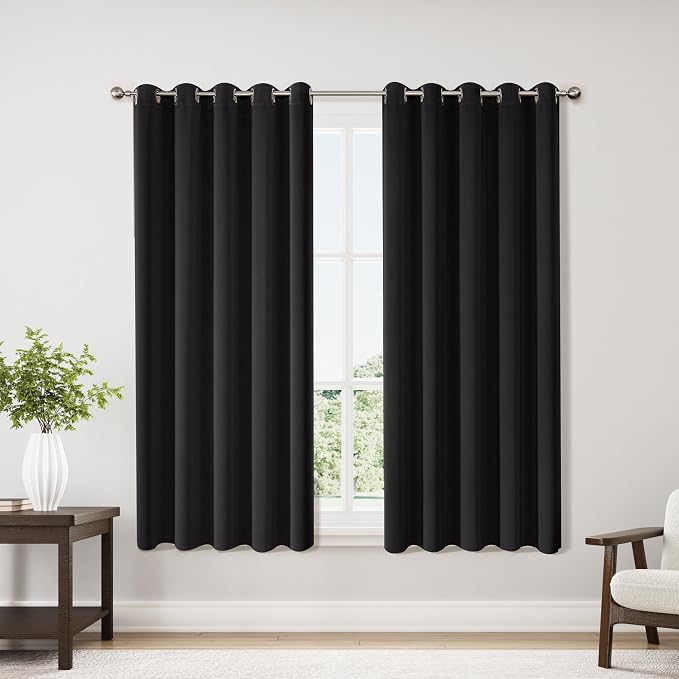 ChrisDowa Blackout Curtains for Bedroom and Living Room 70 Inches Wide | 2 by ChrisDowa
