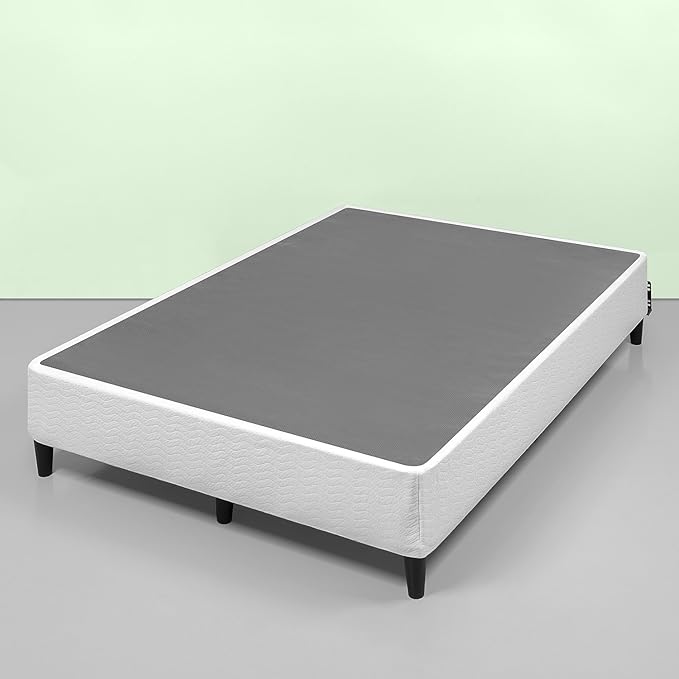 ZINUS Keenan Metal Mattress Foundation, Standing Box Spring, Headboard Brackets Included, Easy Assembly, King