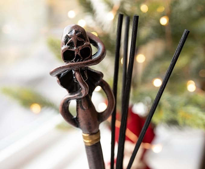 Harry Potter Death Eater Premium Reed Diffuser, Essential Oil Aroma with Unique Fragrance | Home Decor Housewarming Essentials | Wizarding World Hogwarts Gifts and Collectibles