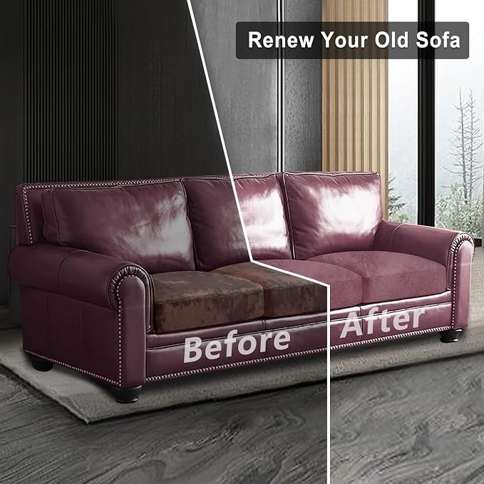 ANARACHON Leather Look Couch Cushion Covers Sofa Seat Slipcovers Sets Couches - Image 7