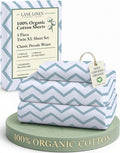 LANE LINEN 100% Cotton Fully Elasticized Twin XL Sheet Set, Printed Fade Resistant Machine Washable Extra Long Twin Bedding Set, Soft & Comfy Printed Cotton Sheets -Chevron