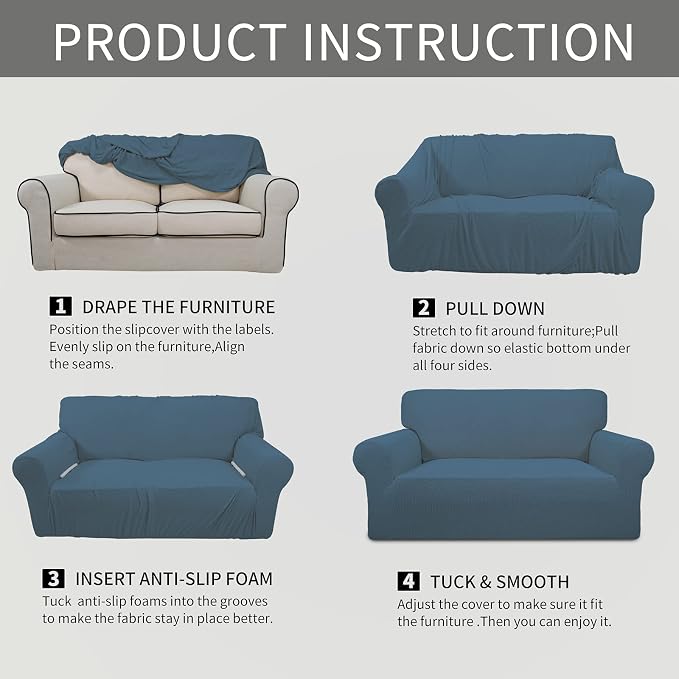 Easy-Going Stretch Oversized Chair Slipcover - Image 6