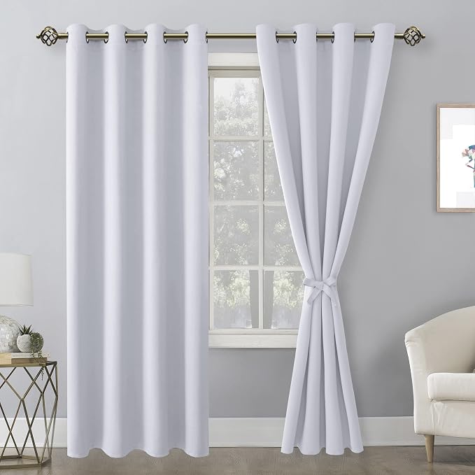 Blackout Curtains for Bedroom, 52 x 96 Inches Long, Window Curtains for Living - Image 8