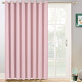 Yakamok Pink Room Darkening Curtains 84 inch Sliding Door Drapes | 1 Extra-wide by Yakamok