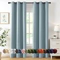 MIULEE Blackout Curtains for Bedroom 2 Panels 40 x 84 Inch Long Slate Blue | by MIULEE