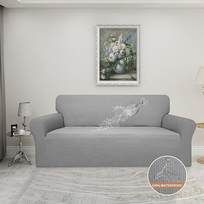 Easy-Going 100% Waterproof Couch Cover, 3 Cushion Oversized Sofa Cover | - Image 3