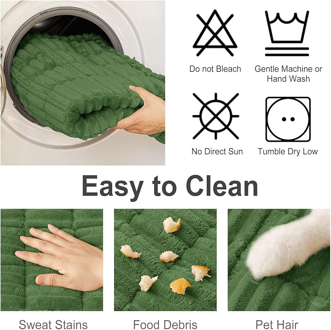 Couch Cover for Dogs, Washable Non Slip Plush Flannel Sofa Protector | Thick - Image 7