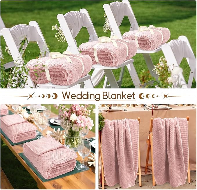 4 Pack Fleece Throw Blankets 50x60 Inches - Image 7