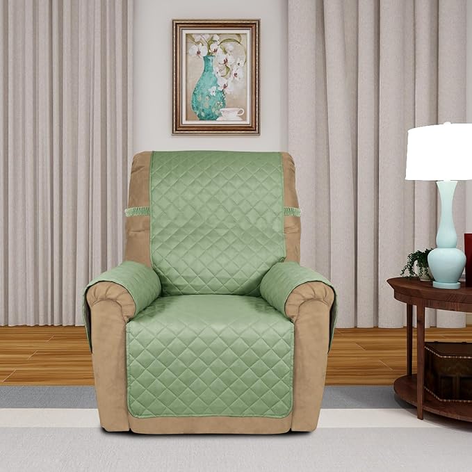 PureFit Reversible Recliner Chair Covers Couch Covers - Image 2