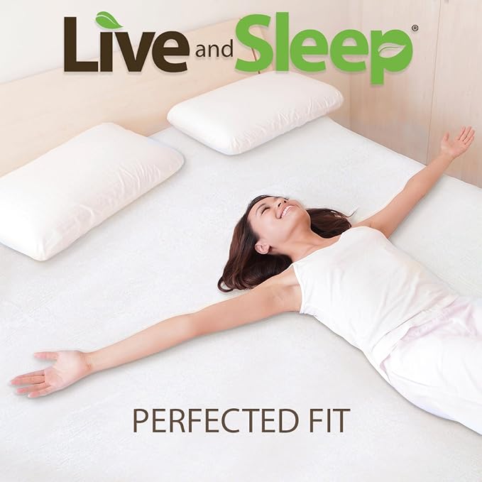 Live and Sleep Classic 8 Inch Medium Firm Memory Foam Mattress - Twin Extra-Long Bed in a Box with Firm Body Support, CertiPUR Certified - Twin XL Size