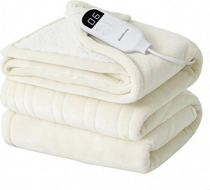 Bedsure Heated Blanket Full Size, Soft Electric Blanket by Unknown