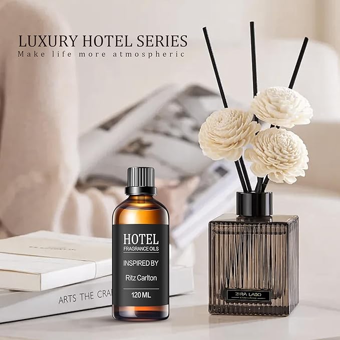 Hotel Collection Diffuser Oil Inspired by The Conic 5-Star Hotel Coastal Blend No.1014,Essential Oils for Diffusers for Home Hotel Scents for Home,Waterless Essential Oil Diffuser (120ml)